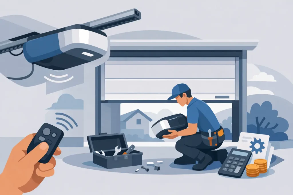 Garage Door Opener Replacement Cost Guide