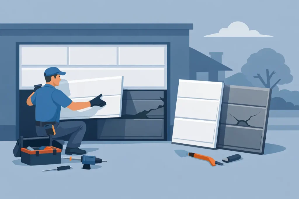 Garage Door Panel Replacement: What to Know