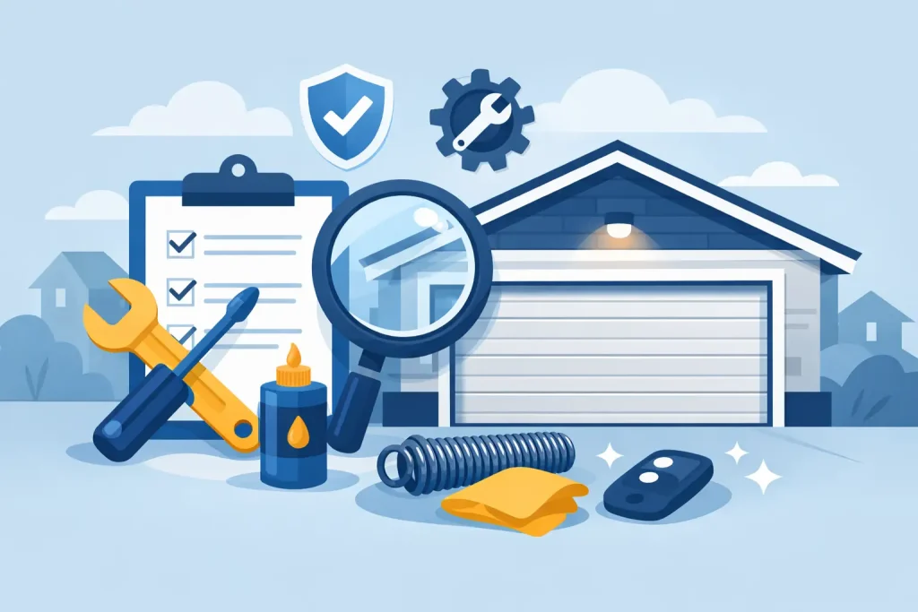 Garage Door Maintenance Checklist