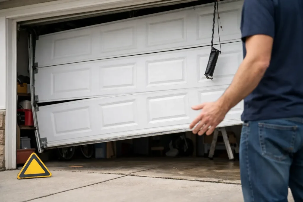 How to Know a Garage Door Is Unsafe at Home