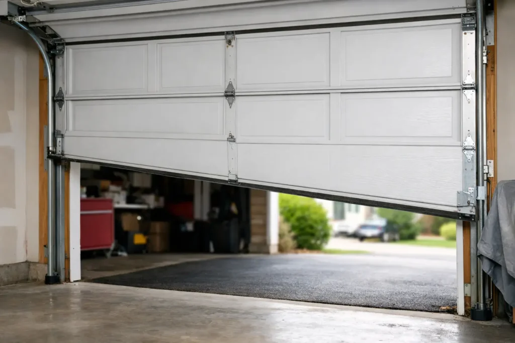 Why Is Garage Door Opening Unevenly?