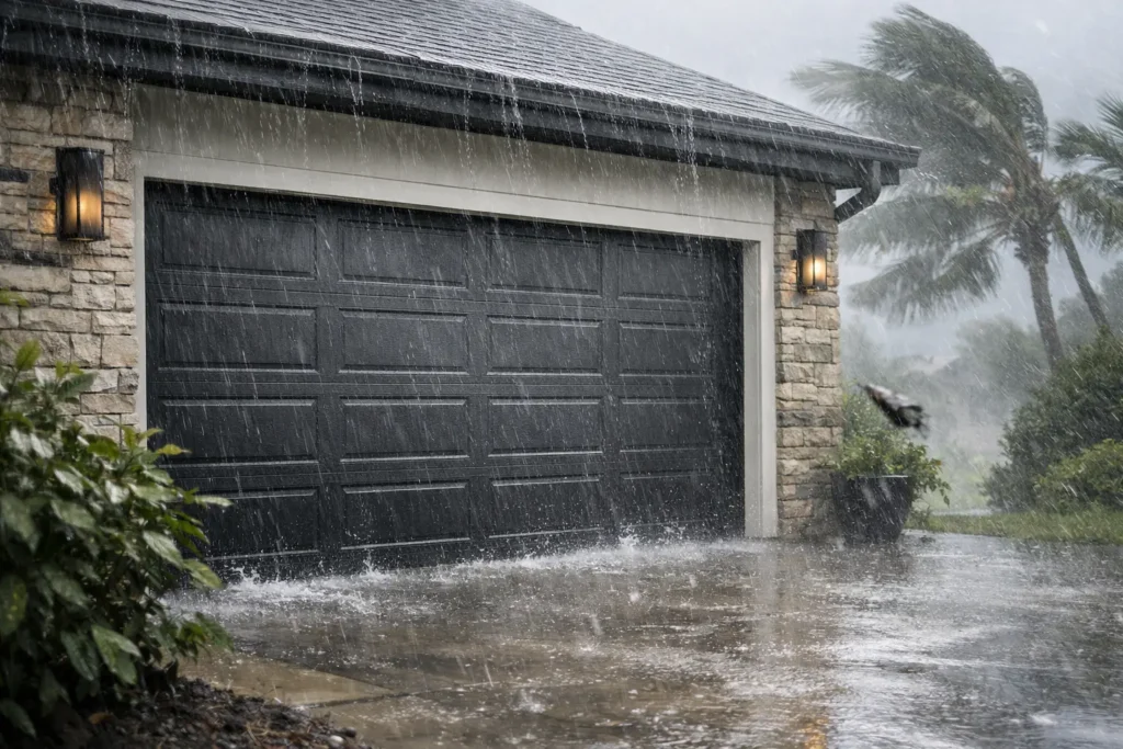 Can Garage Doors Withstand Monsoons? What to Know