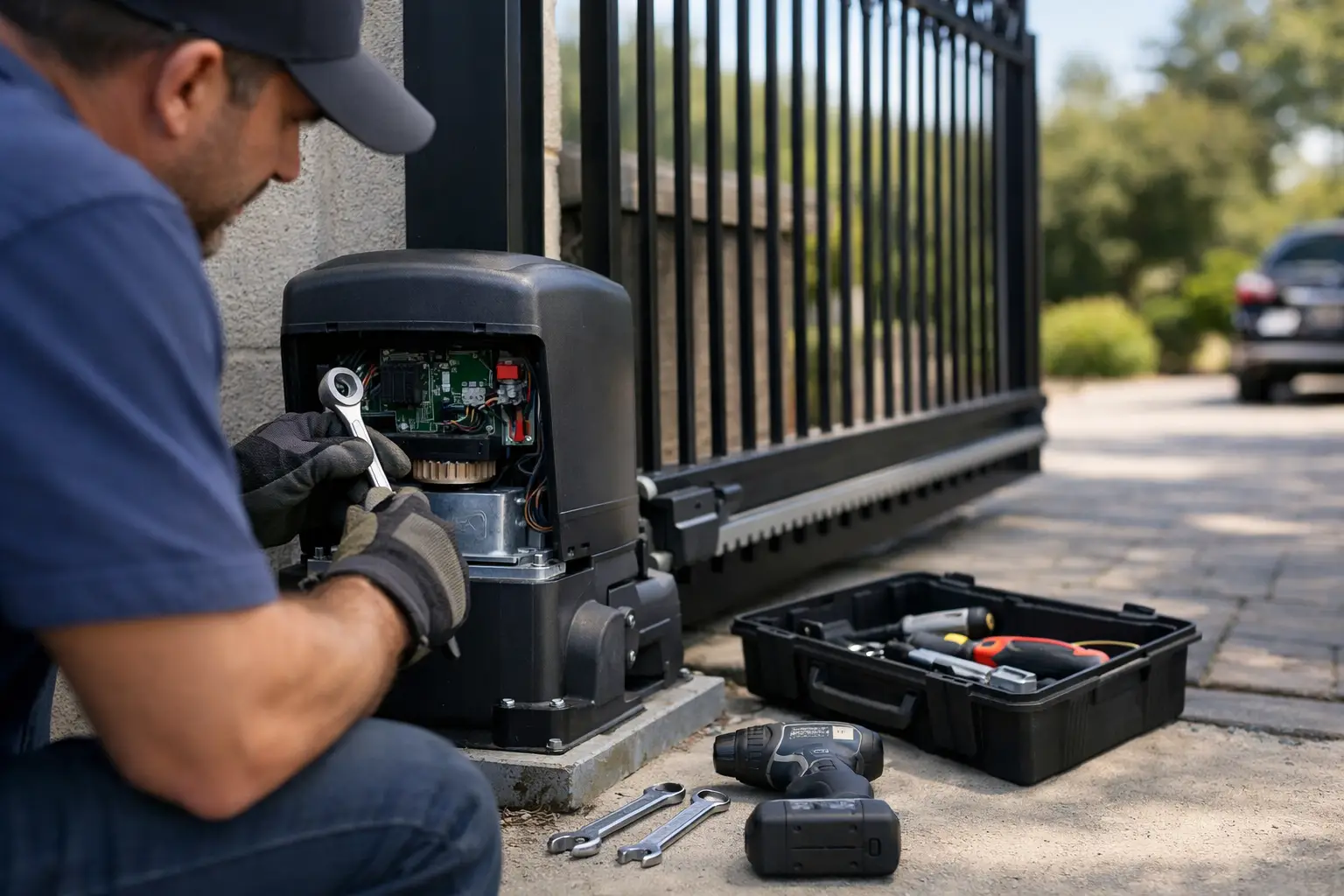 Driveway Gate Maintenance That Prevents Breakdowns