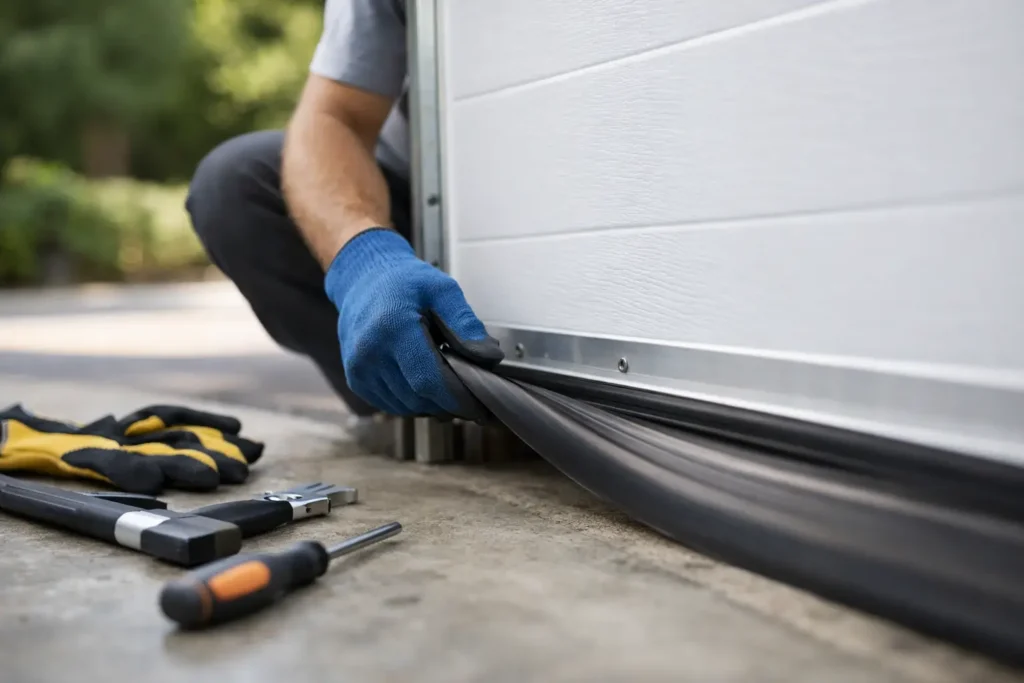 How to Replace a Garage Door Bottom Seal Safely
