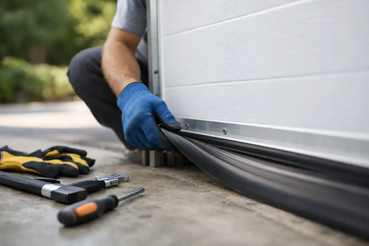How to Replace a Garage Door Bottom Seal Safely