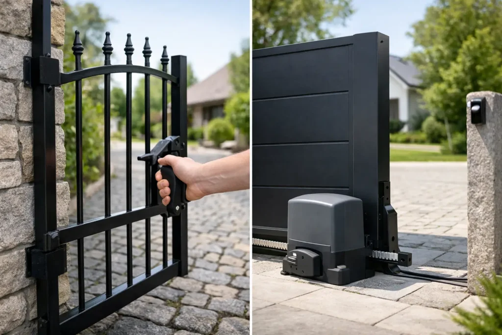 Manual vs Automatic Driveway Gate: Which Fits?