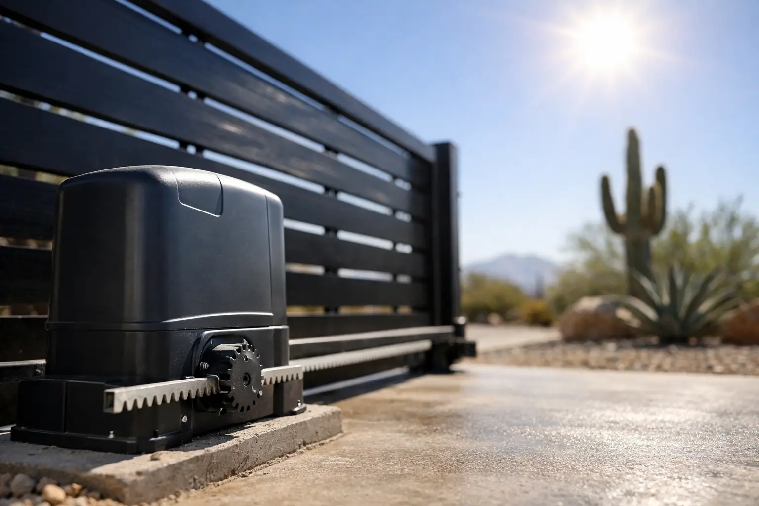 How Long Gate Motors Last in Arizona Heat