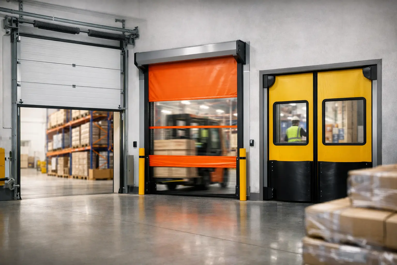 Warehouse Door Options for Safer, Faster Work